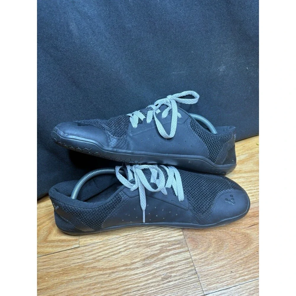 Vivobarefoot Primus Lite Sneakers Shoes Mens 10 EU 43 Black Mesh Minimalist